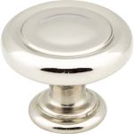 1-1/4" Diameter Polished Nickel Bremen 1 Cabinet Knob - 117NI