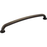 12" Center-to-Center Antique Brushed Satin Brass Bremen 1 Appliance Handle - 527-12ABSB