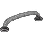 96 mm Center-to-Center Distressed Antique Silver Bremen 1 Cabinet Pull - 527SIM