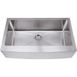 16" Gauge Stainless Steel Farmhouse Sink - HA200