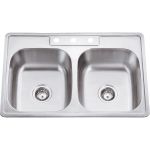 20" Gauge Stainless Steel Drop In Sink - 9101