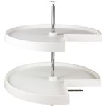 28" Pie Cut Plastic Lazy Susan - PLSP28