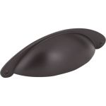 3" Center-to-Center Dark Bronze Lyon Cabinet Cup Pull - 8233ORB
