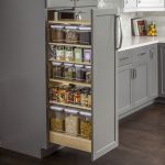 Wood Pantry Cabinet Pullout 11 1/2" x 22 1/4" x 47" - PPO2-1148