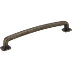 160 mm Center-to-Center Distressed Antique Brass Belcastel 1 Cabinet Pull - MO6373-160ABM-D