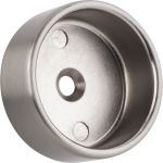 Closed Closet Bracket for Round 1 5/16" Closet Rod with 5mm Posts Satin Nickel - M7345-SN