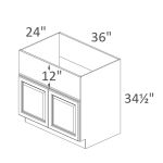 FS36 Belmont Cafe Glaze Pre-Assembled