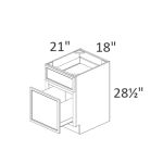 FD18 Sonoma Slim Dove Shaker Pre-Assembled