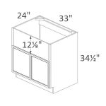 FSB33 Sonoma Slim Indigo Shaker Pre-Assembled