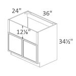 FSB36 Sonoma Slim Timber Shaker Pre-Assembled