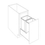 TC21FHD-BLUM Sonoma Slim Timber Shaker
