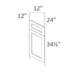 BEA12L Madison Blue Shaker Pre-Assembled