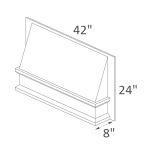 RHE4224 Classic White Shaker Pre-Assembled