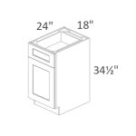 B18 Bridgeport Grey Shaker RTA