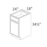 B18 Sonoma Slim Timber Shaker Pre-Assembled