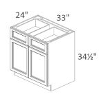 B33 Princeton Cloud White Pre-Assembled