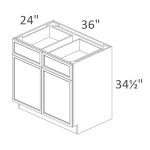 B36 Sonoma Slim Kona Shaker Pre-Assembled