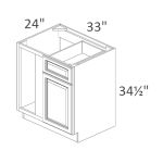 BLB39-42 Belmont Cafe Glaze Pre-Assembled