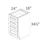 DB18-4 Dover Latte Pre-Assembled
