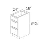 DB15 Sonoma Slim Desert Oak Shaker Pre-Assembled