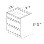 DB30 Sonoma Slim Kona Shaker Pre-Assembled