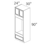 O309024 Walnut Shaker Pre-Assembled