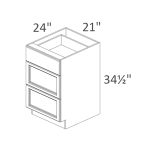 DB21 Walnut Shaker Pre-Assembled
