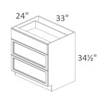 DB33 Walnut Shaker Pre-Assembled