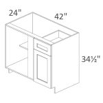 BBC42 Madison Grey Shaker Pre-Assembled