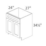 SB27 Madison White Shaker Pre-Assembled