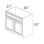 VSB36 Oxford Cream Pre-Assembled
