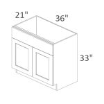 VSB36 Anchester White Pre-Assembled