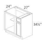 BLB36-39 Sonoma Slim Timber Shaker Pre-Assembled