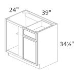 BLB42-45 Sonoma Slim Desert Oak Shaker Pre-Assembled
