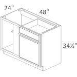 BLB48-51 Sonoma Slim Kona Shaker Pre-Assembled