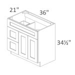 VSD36DL Chatham Frost Shaker Pre-Assembled