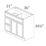 VSD36DL Sonoma Slim Kona Shaker Pre-Assembled