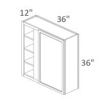 WBC3636 Sonoma Slim Dove Shaker Pre-Assembled