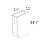 B12 Classic Grey Shaker Pre-Assembled