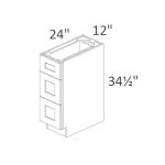DB12-3 Sienna Shaker Pre-Assembled
