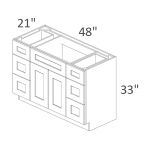 FA4821D Classic White Shaker Pre-Assembled
