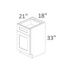 SVA18B Classic White Shaker Pre-Assembled