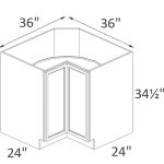 LSB36 Sonoma Slim Kona Shaker Pre-Assembled