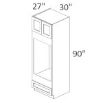 OC309027TWO Classic White Shaker Pre-Assembled