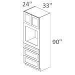 OC3390S Chatham Desert Oak Shaker Pre-Assembled