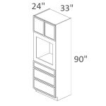 OC3390S Sonoma Slim Dove Shaker Pre-Assembled