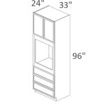 O339624 Dayton Slim White Shaker RTA