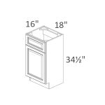 V1816 Belmont Cafe Glaze Pre-Assembled