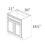 V3021 Belmont Cafe Glaze Pre-Assembled