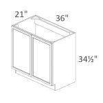 VB36FD Sonoma Slim Timber Shaker Pre-Assembled